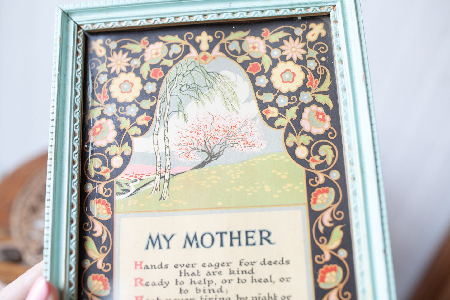 My Mother Poem - Mother Poetry Framed - Mother Gift