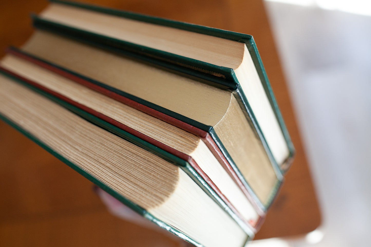 Set of 4 Books- Red and Green Books- Vintage Books