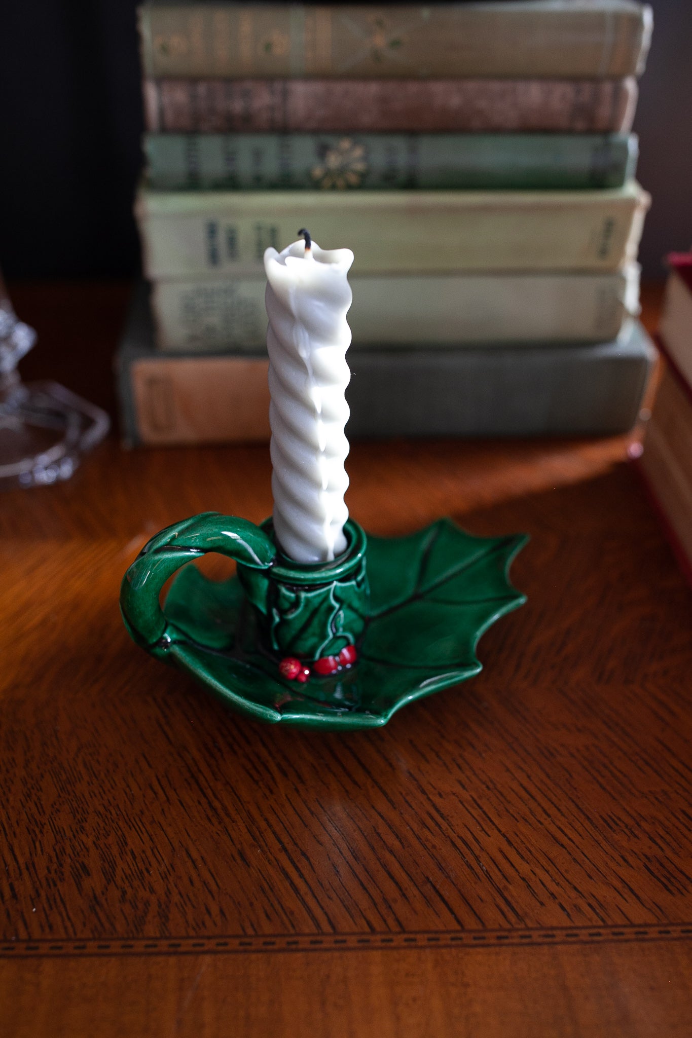 Vintage Candle Holder -Christmas Candle Holder