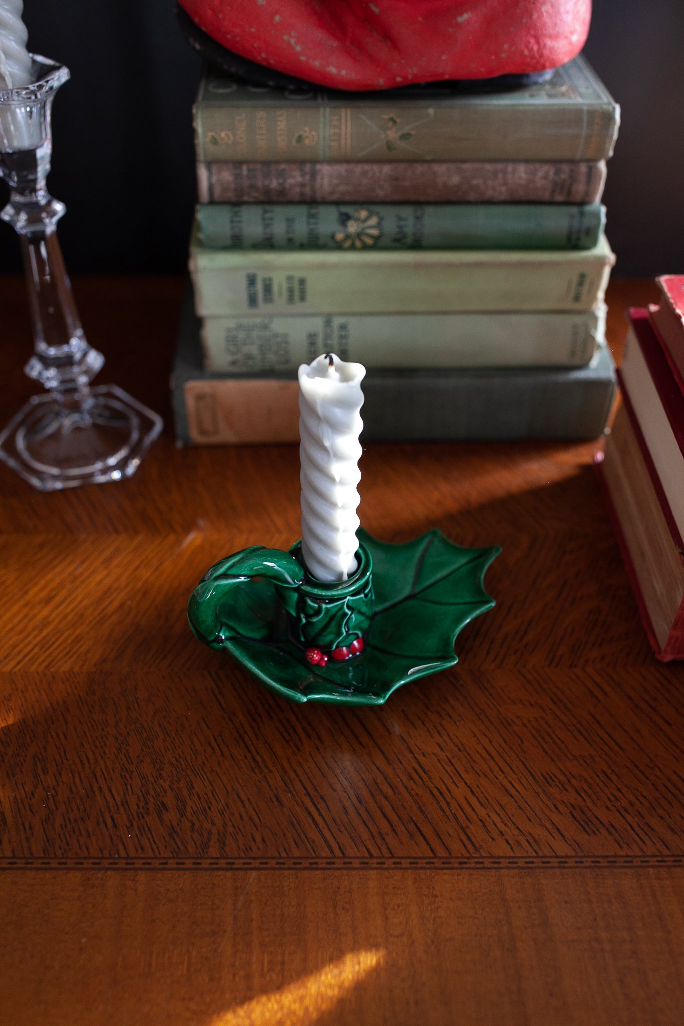 Vintage Candle Holder -Christmas Candle Holder