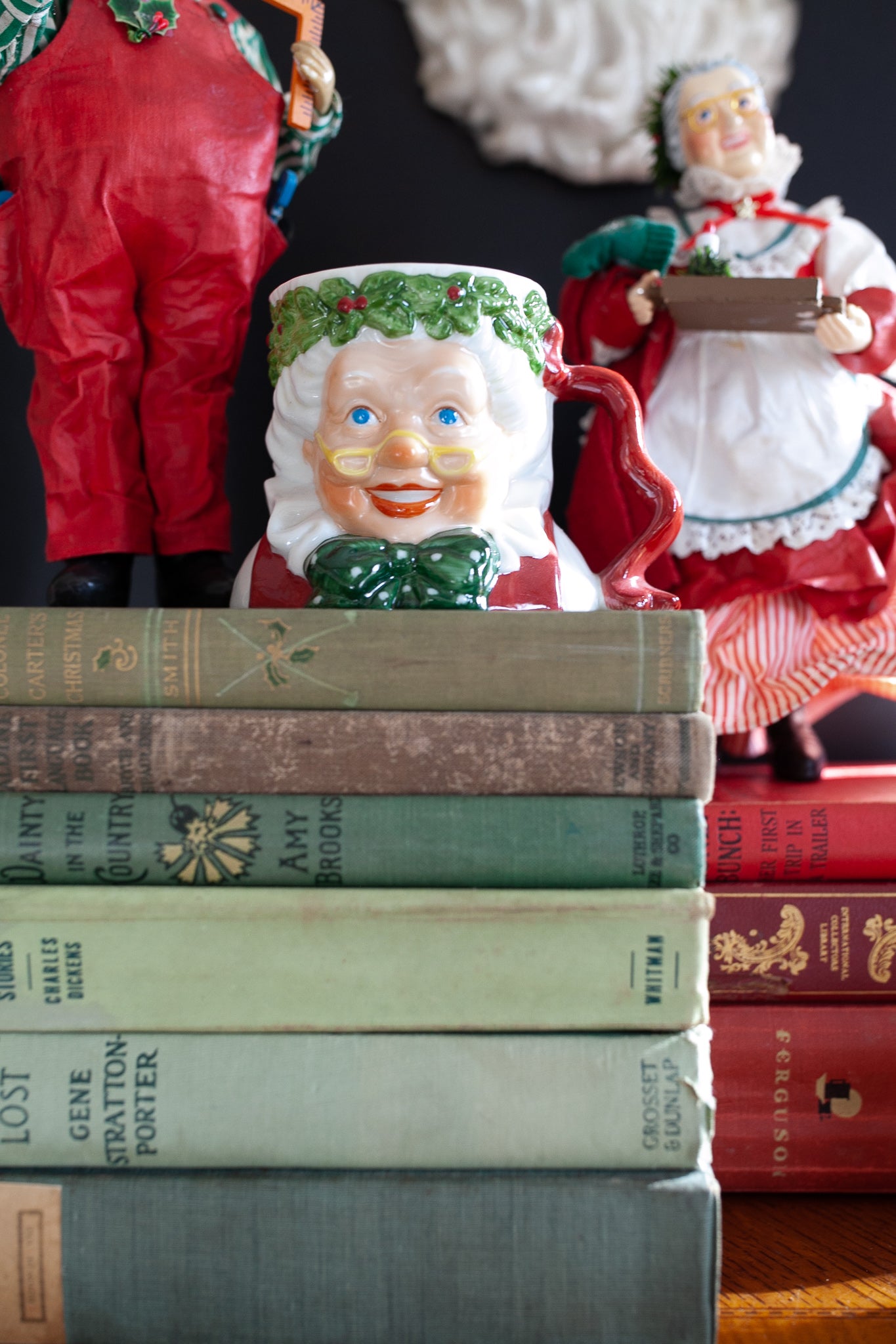 Mrs Claus Mug- Santa Mug- Vintage Christmas