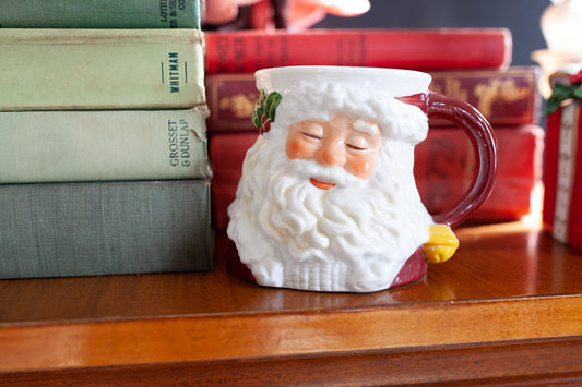 Santa Claus Mug- Santa Mug- Vintage Christmas