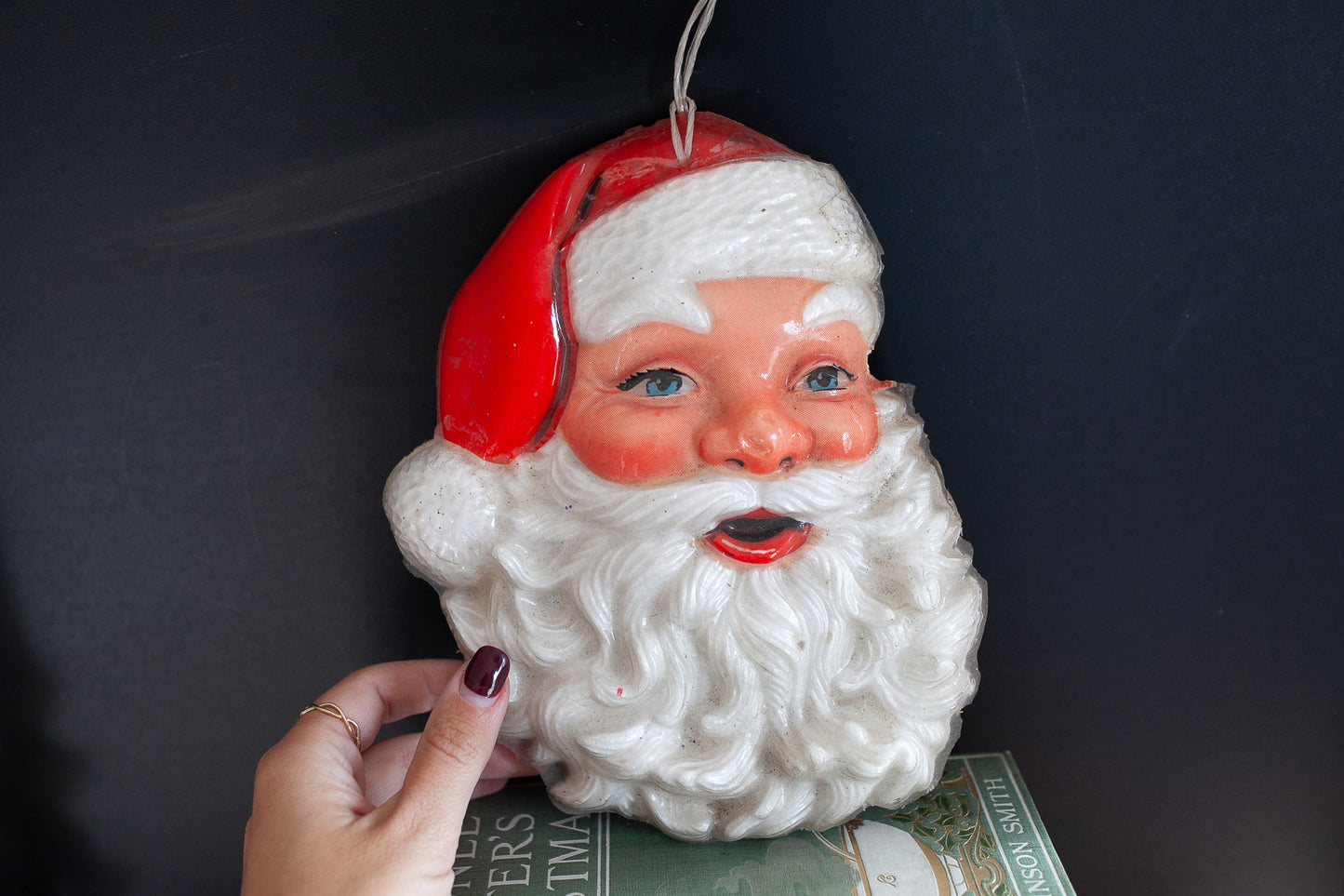 Vintage Santa Face- Vintage Christmas -Santa