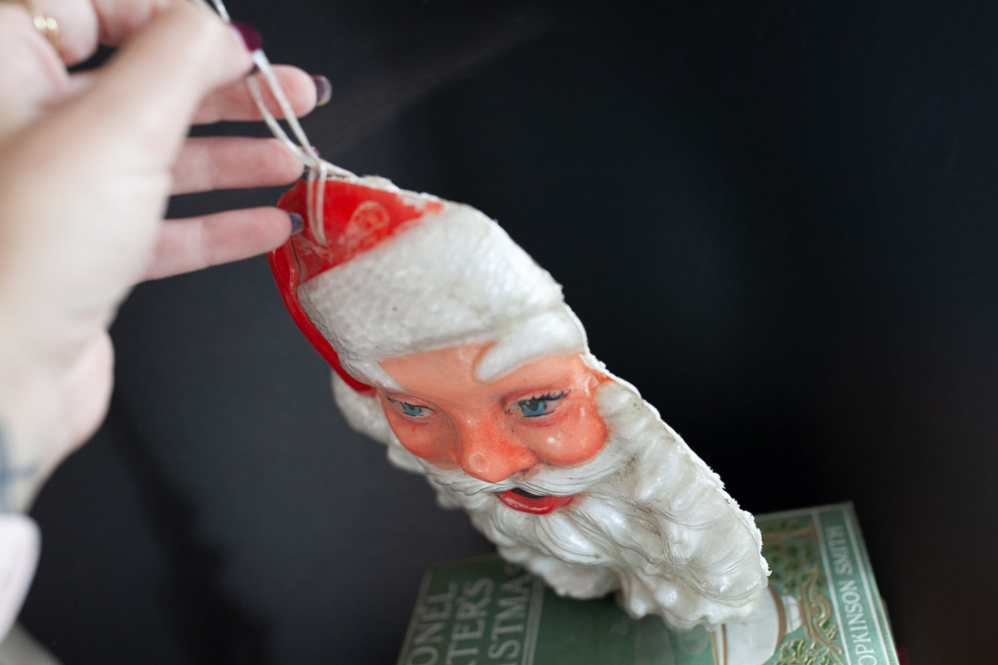 Vintage Santa Face- Vintage Christmas -Santa