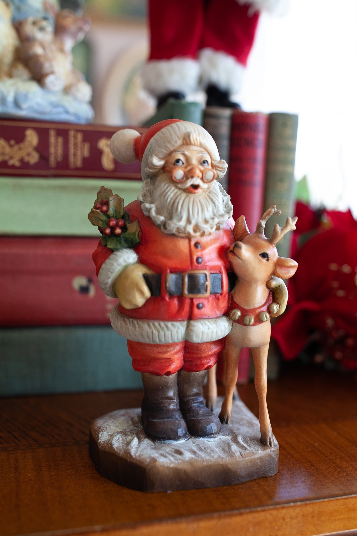 Vintage Santa- Anri Santa- Christmas- Made in Italy