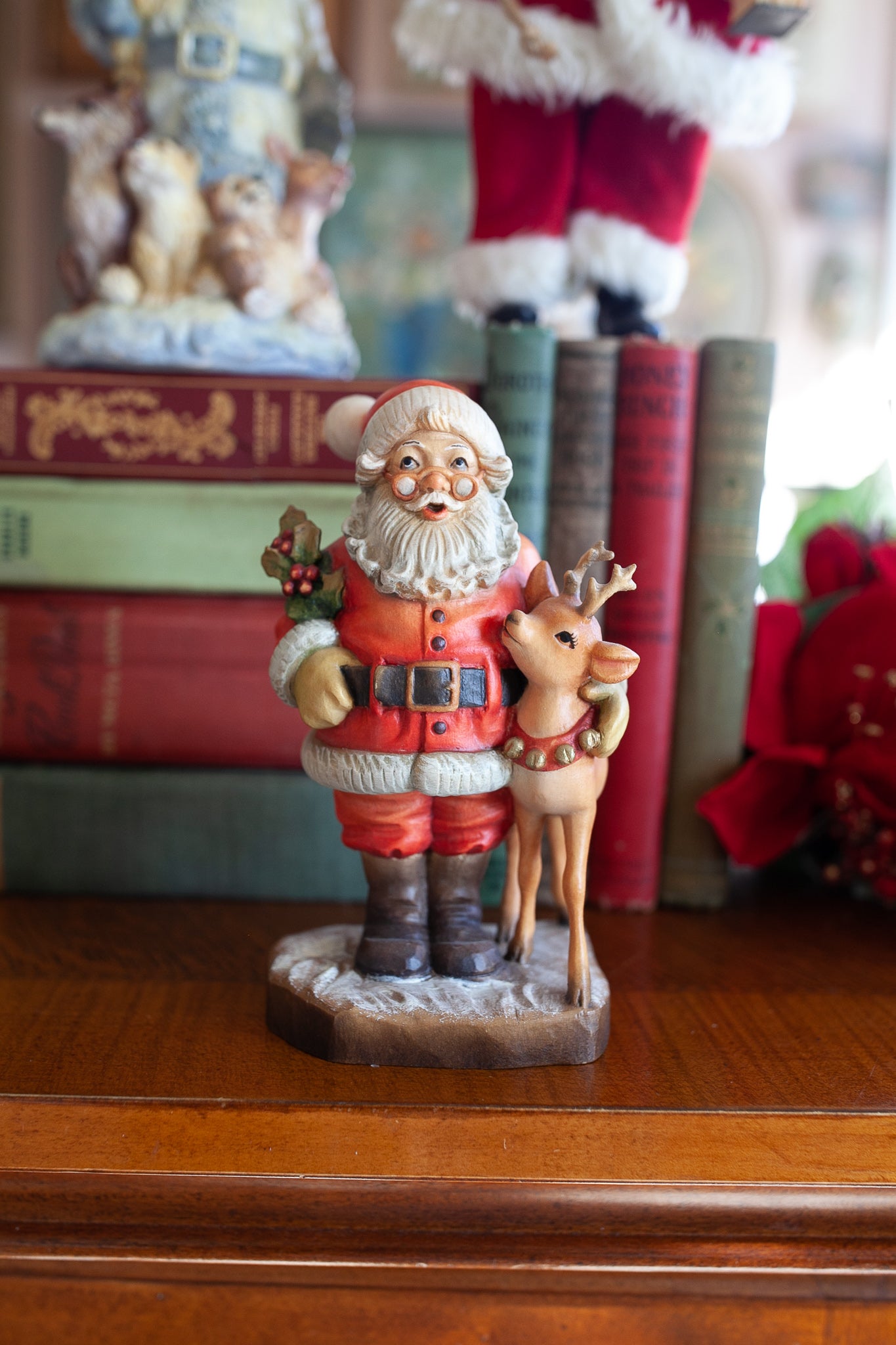 Vintage Santa- Anri Santa- Christmas- Made in Italy