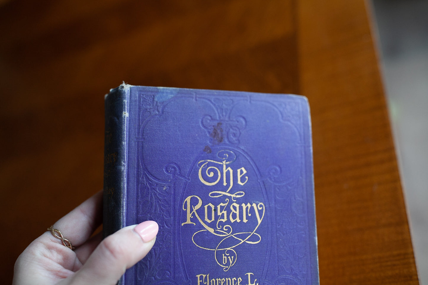Antique Book -The Rosary by Florence L. Barclay - 1909 (Love Story)