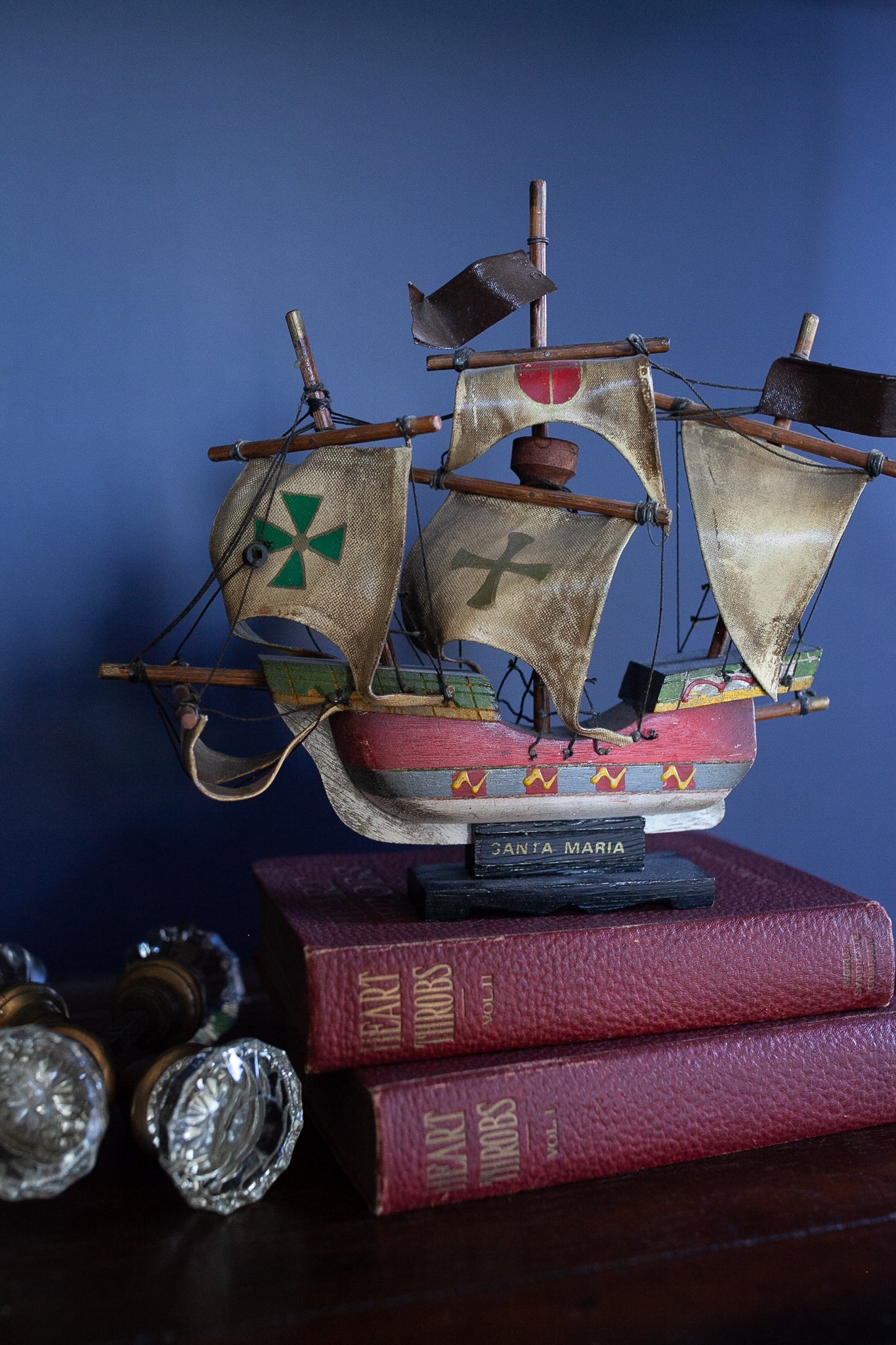 Santa Maria Ship - Wooden Ship - Vintage Nautical Ship