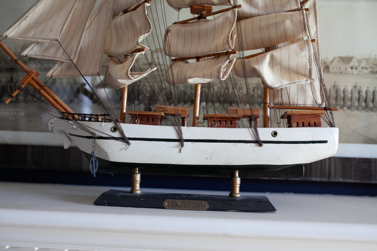 Vintage Ship - Model Ship -Constitution-