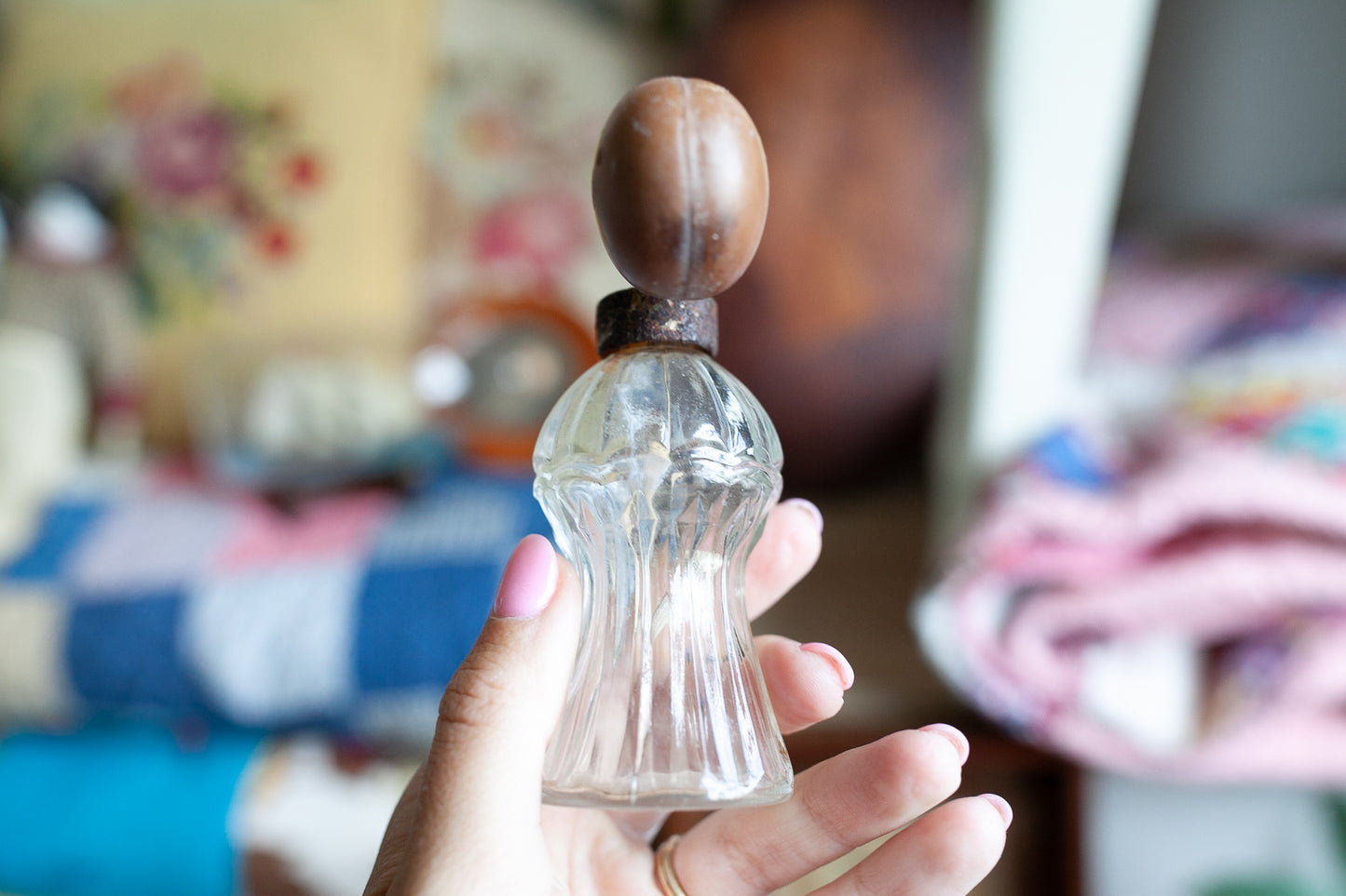 Vintage Perfume Bottle- Glass Perfume bottle