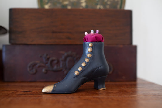 Vintage Shoe- Shoe Pin Cushion