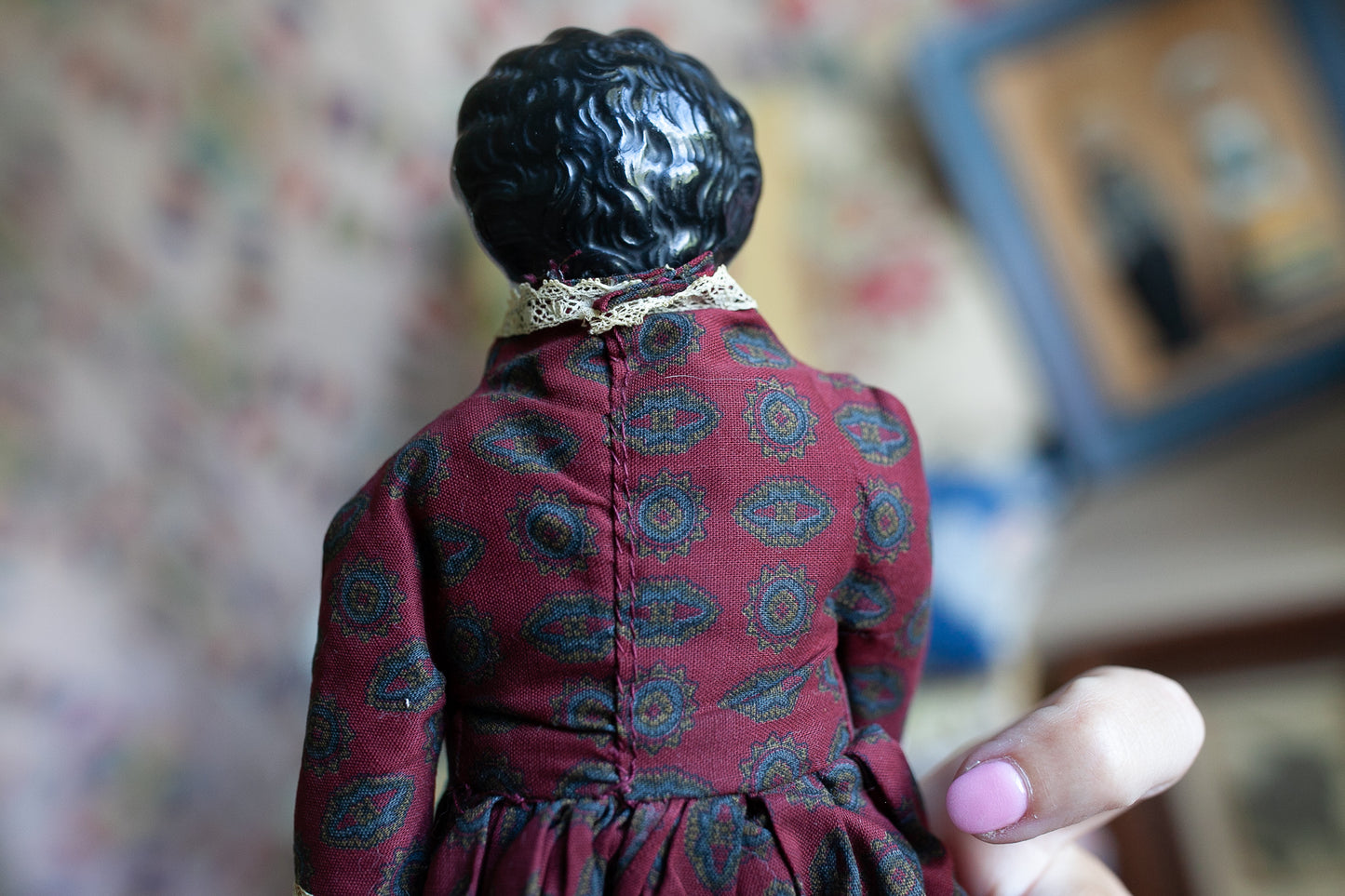 Antique Porcelain Head Doll