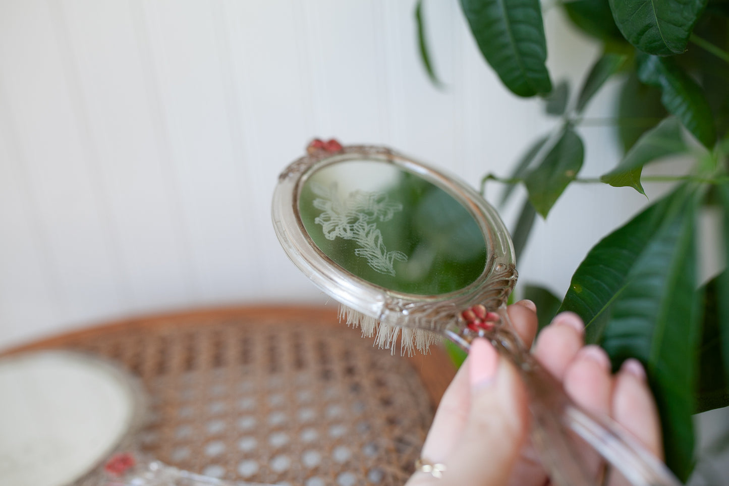 Vintage Mirror Set - Handheld Mirror