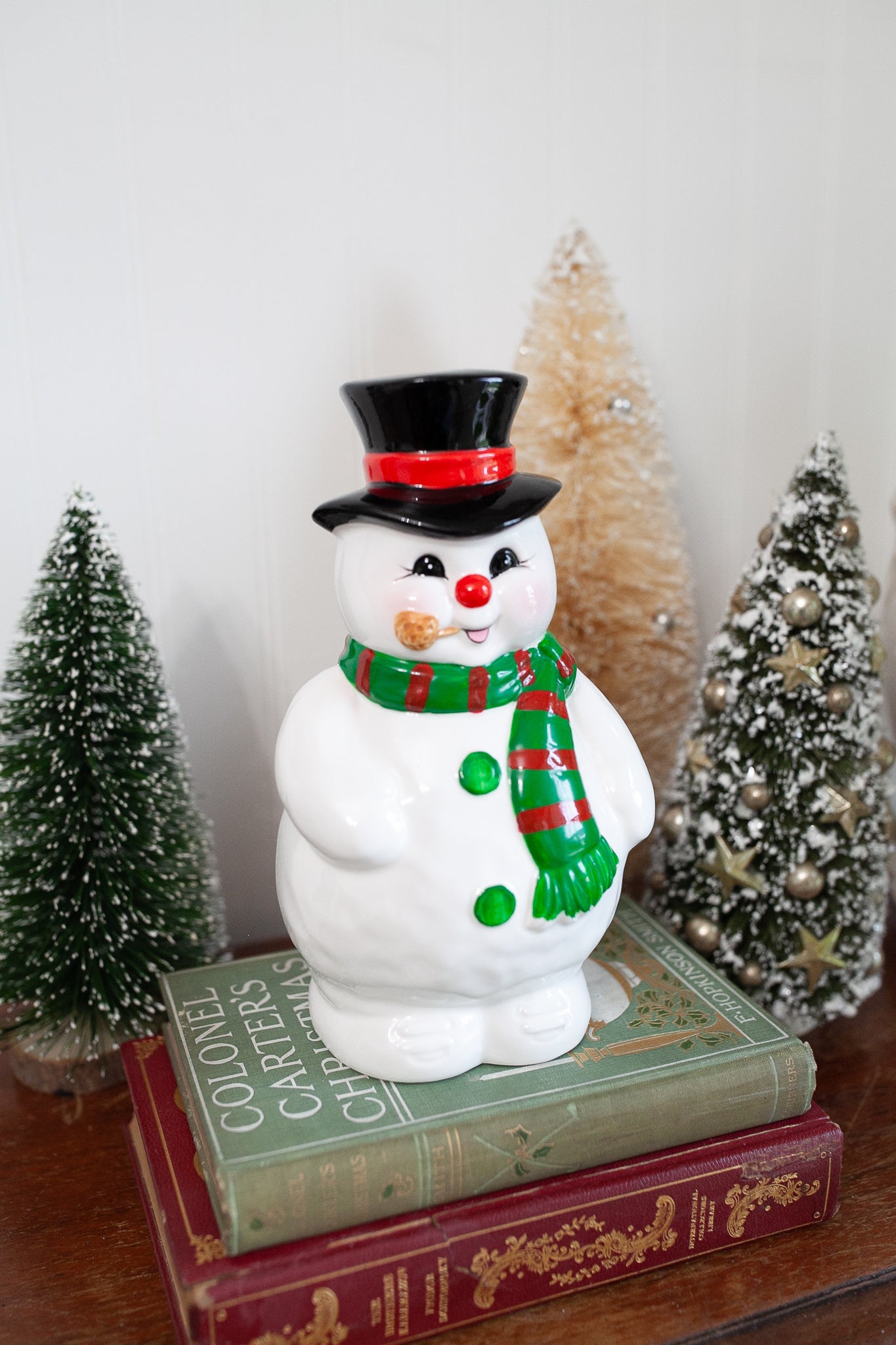 Vintage Snowman- Frosty the Snowman Bank