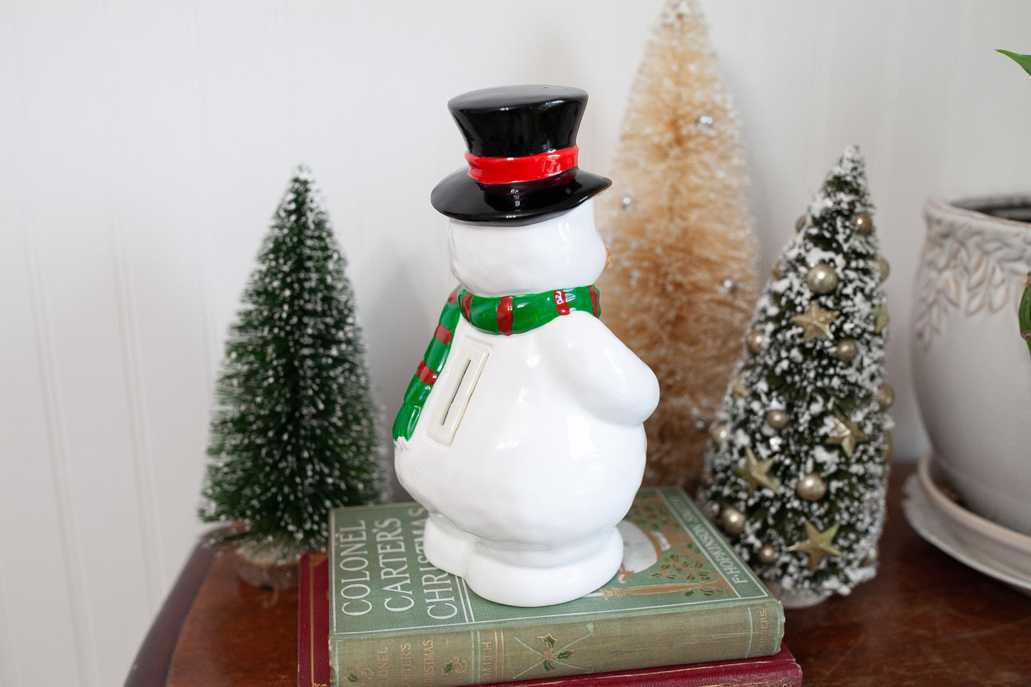 Vintage Snowman- Frosty the Snowman Bank