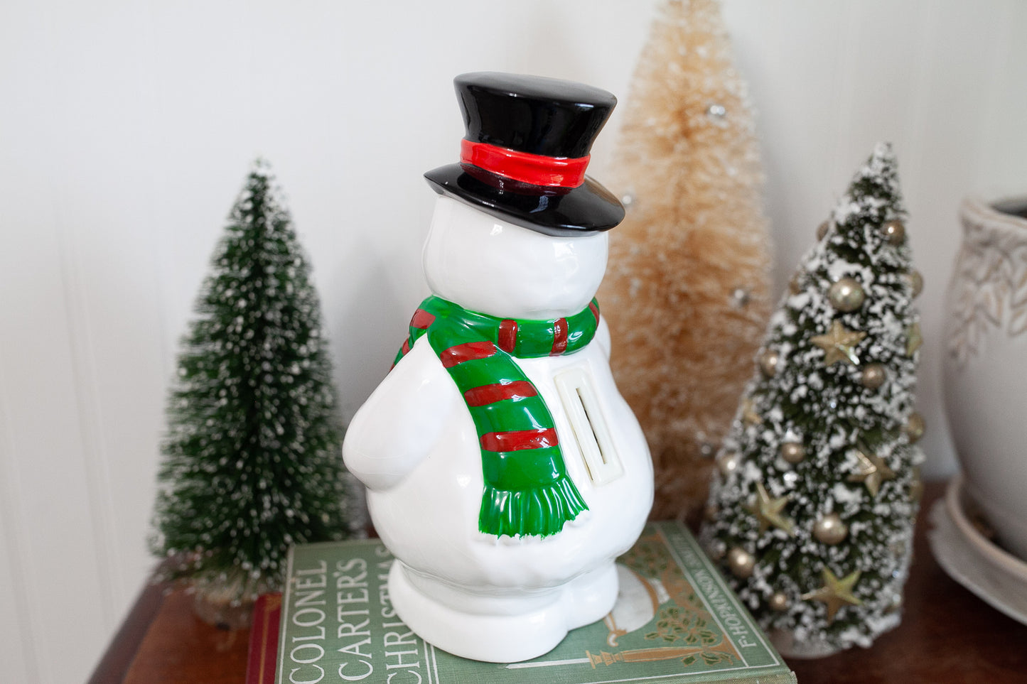 Vintage Snowman- Frosty the Snowman Bank