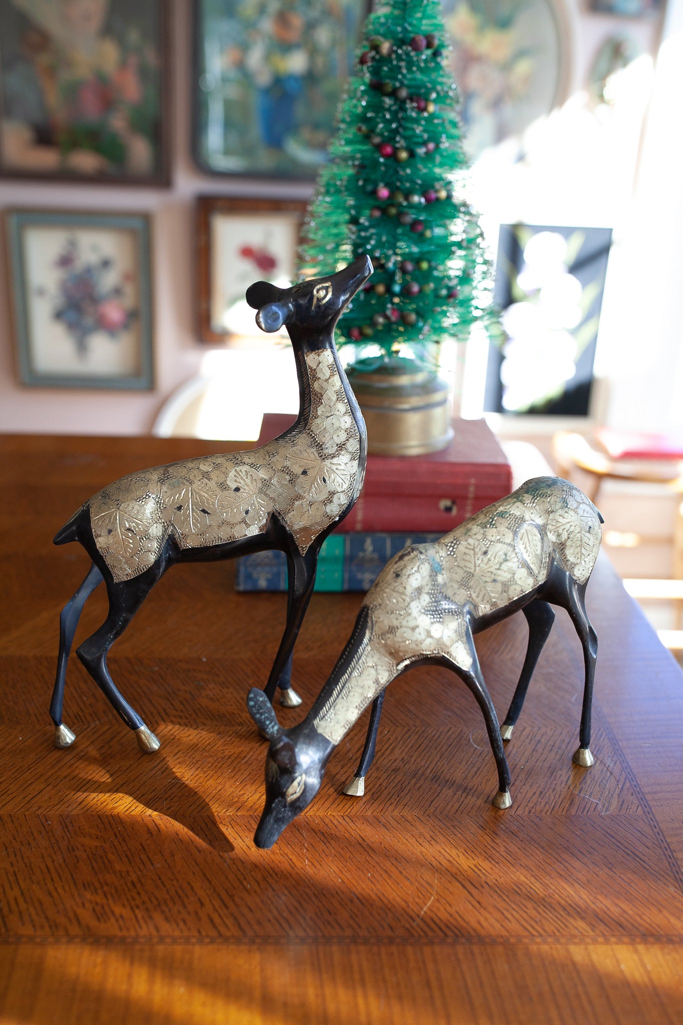 Vintage Deer -Brass Deer