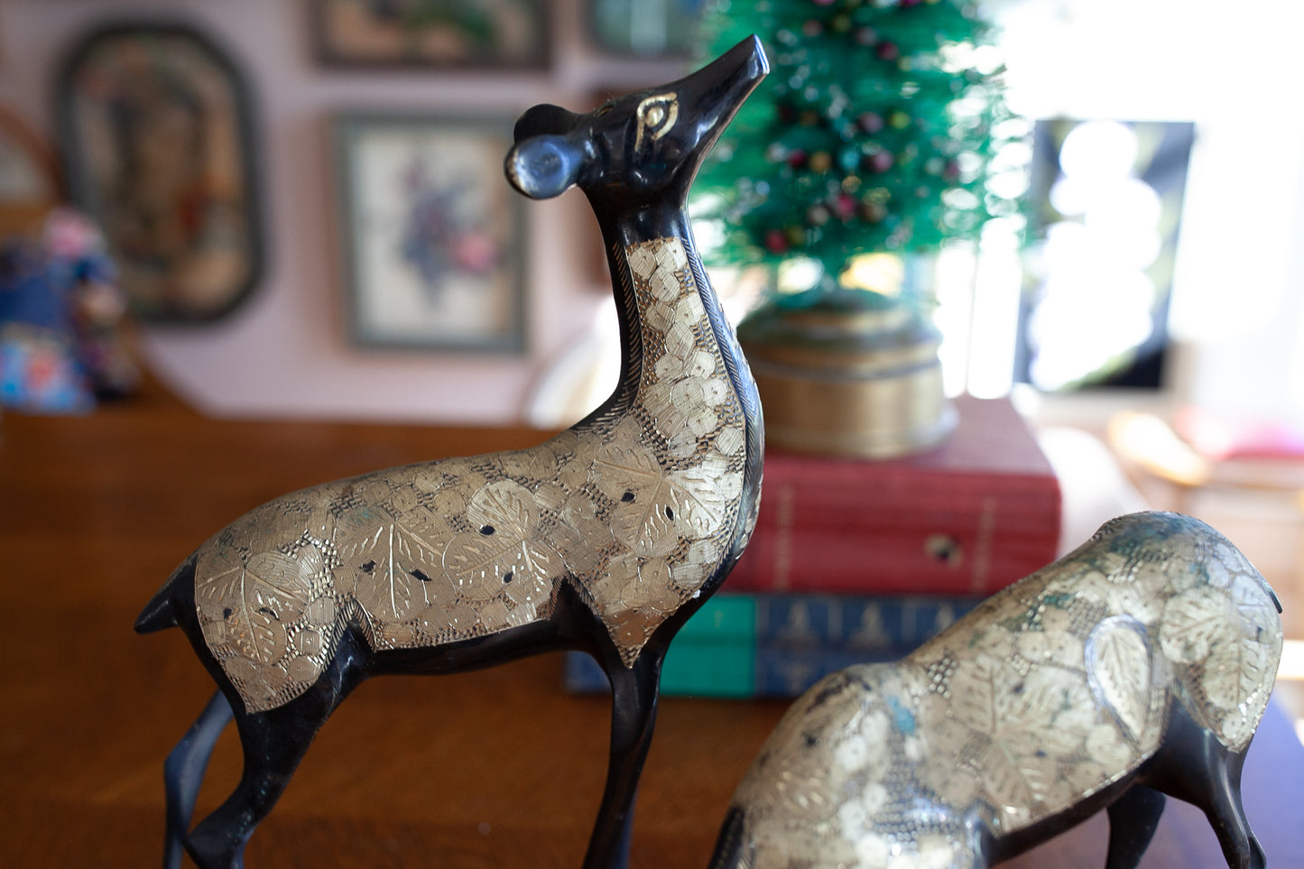 Vintage Deer -Brass Deer