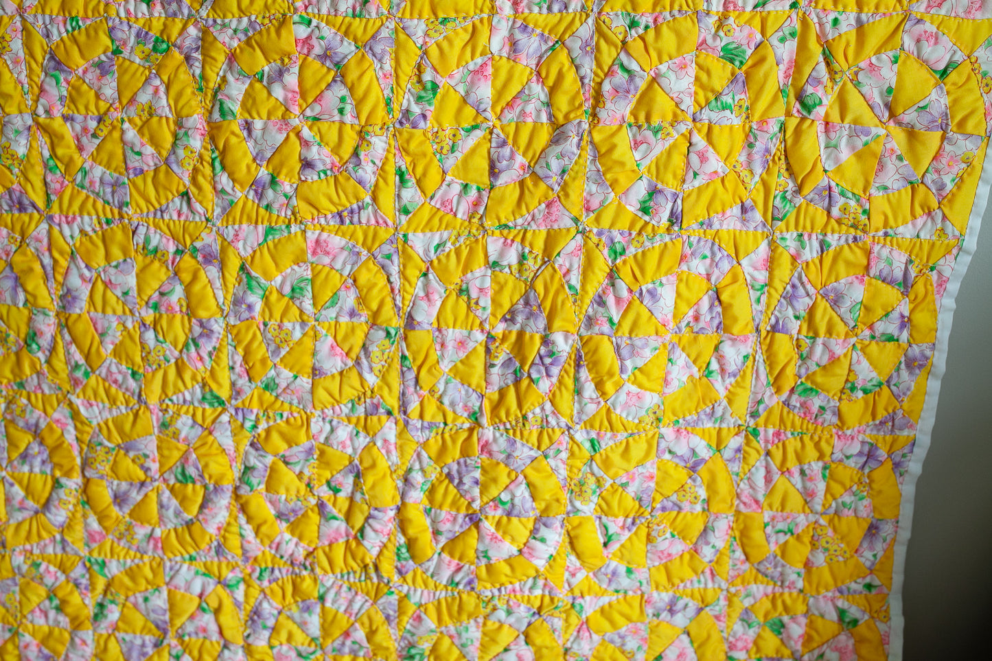 Vintage Quilt - Yellow Quilt