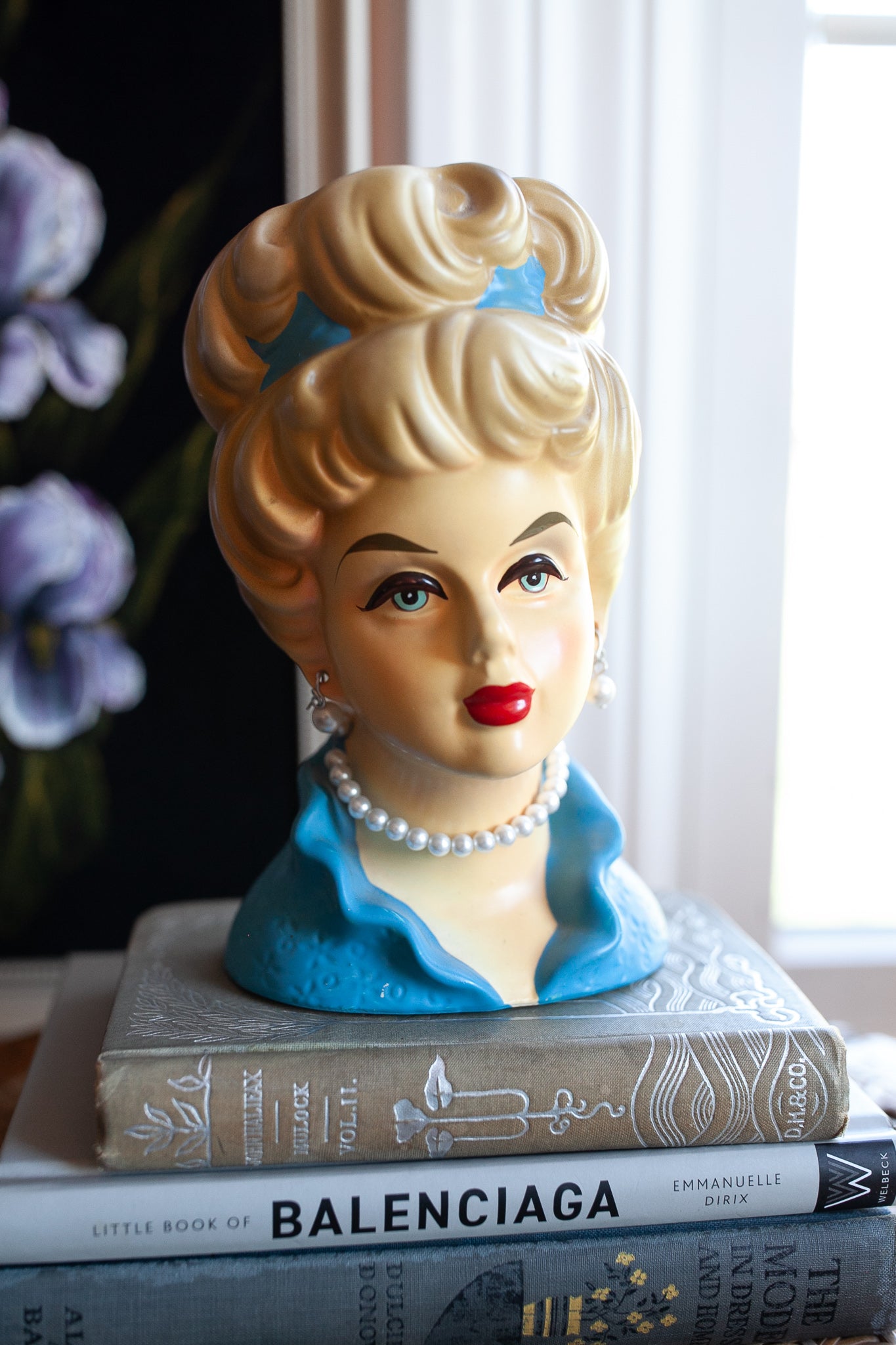 Vintage Lady Head Vase- Rubens Head - 4104