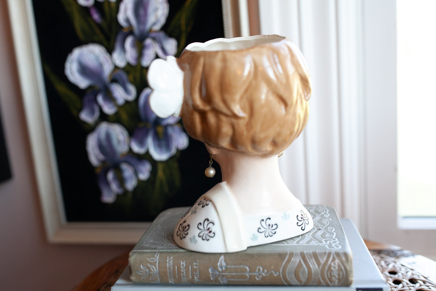 Vintage Head Vase - Relpo Head Vase- Lady Head Vase- Headvase