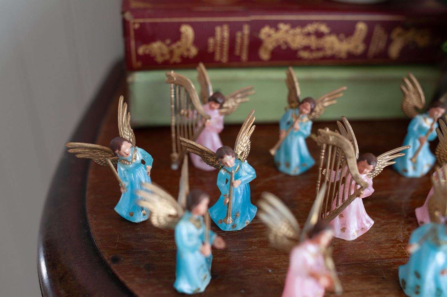 Vintage Angels- Plastic Angels - Pink Angel - Blue Angel- Musical Angels