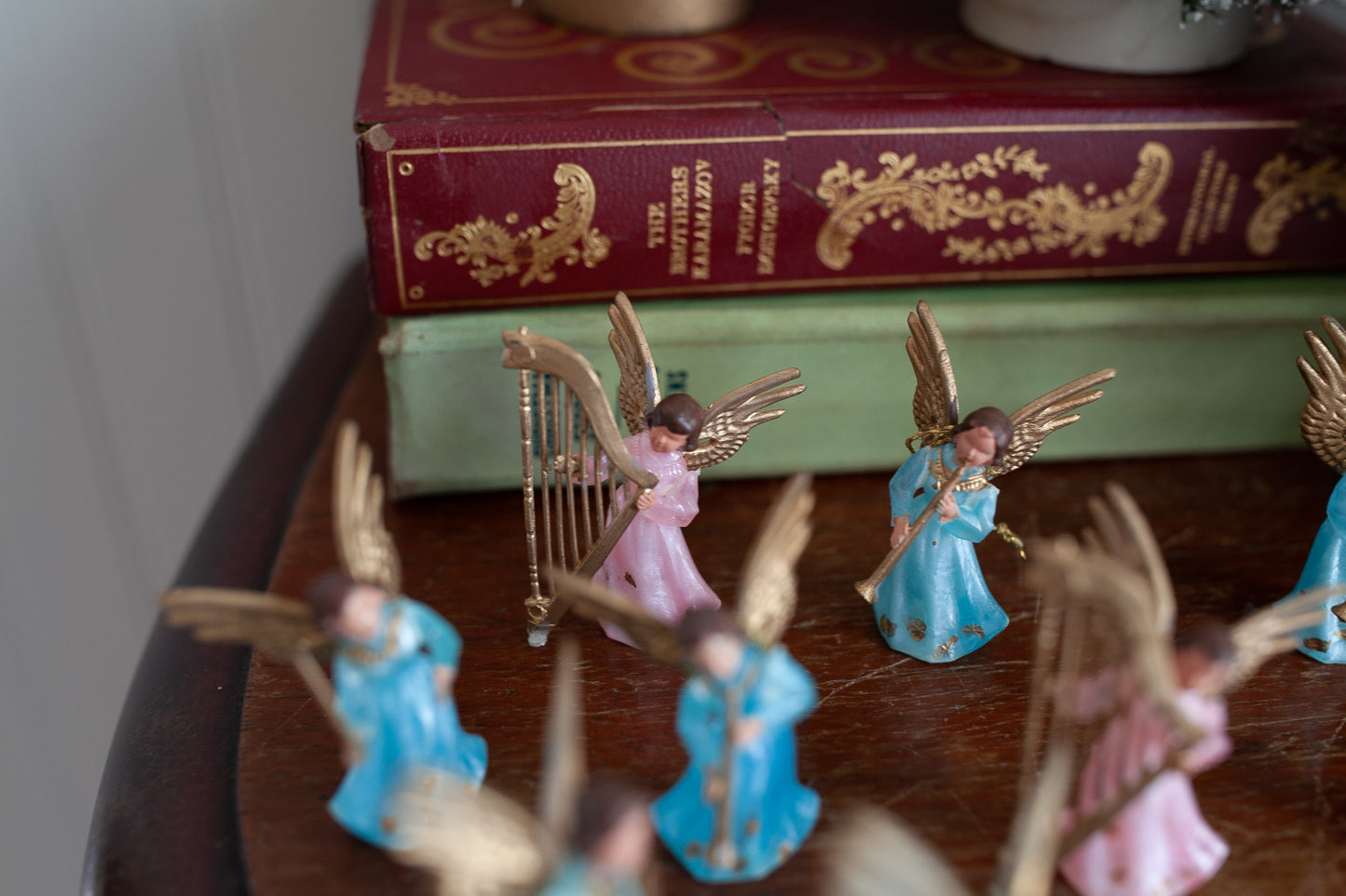 Vintage Angels- Plastic Angels - Pink Angel - Blue Angel- Musical Angels