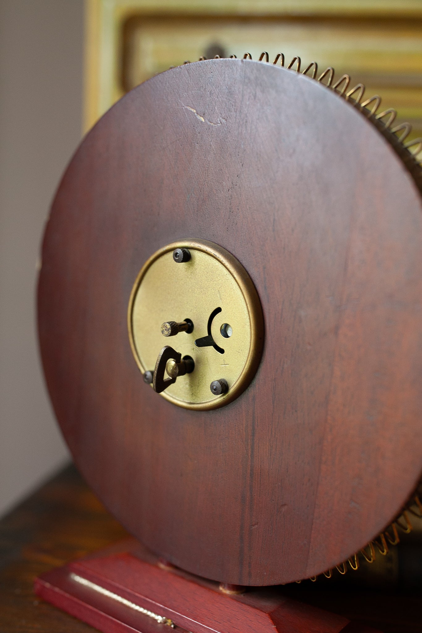 Vintage Clock - Accent Clock - Round Clock Made in West Germany