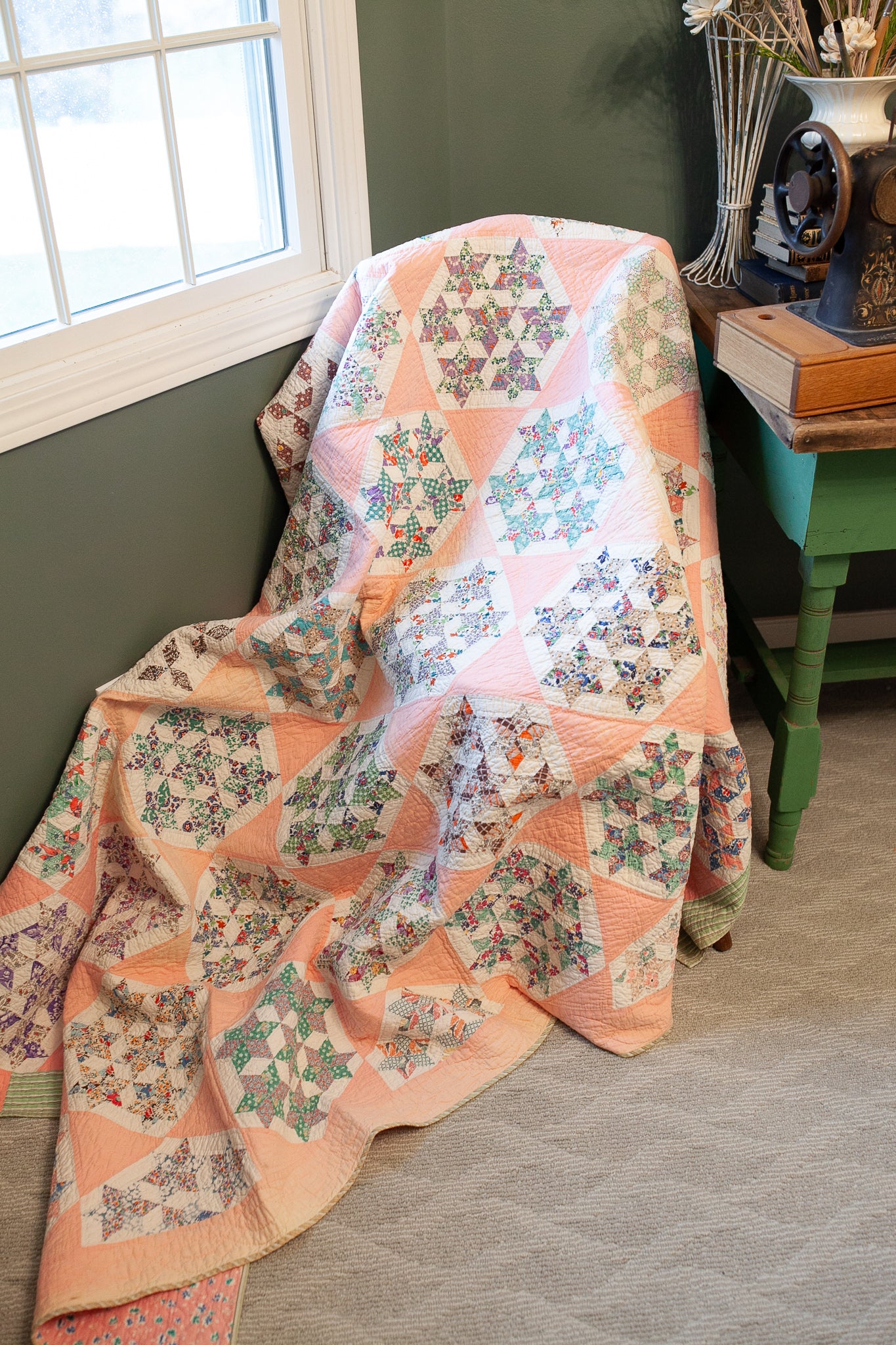 Vintage Quilt -7 Sisters Quilt