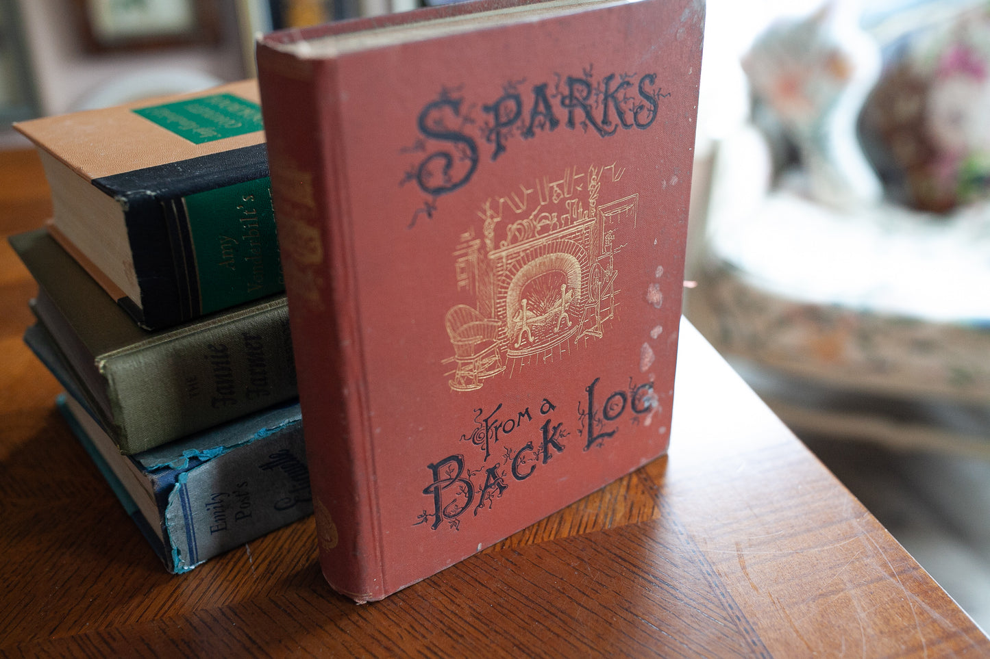 Sparks From A Back Log - Antique Book 1891