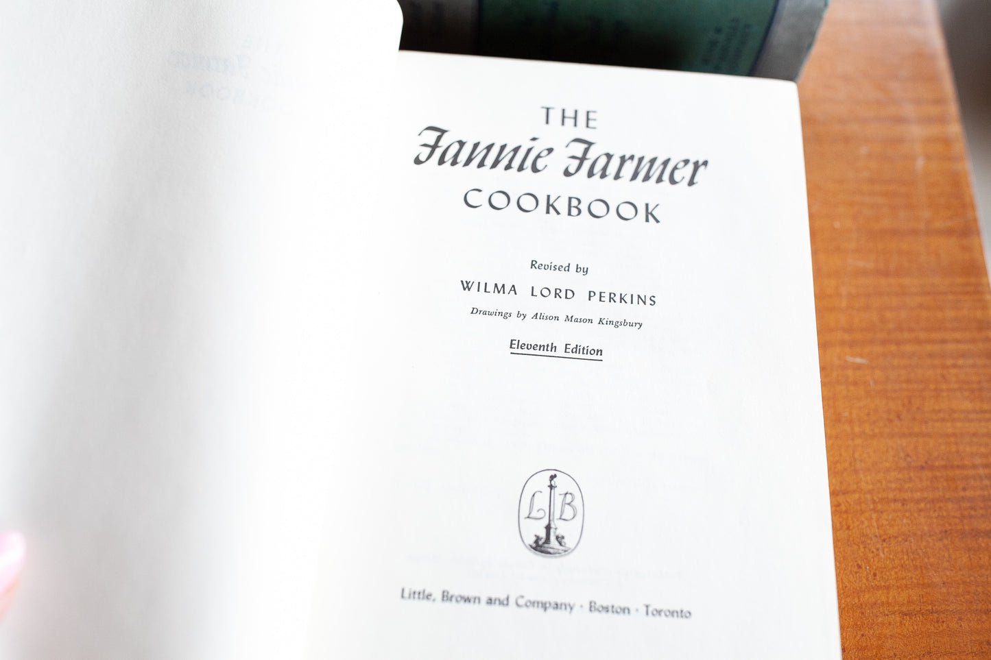 Vintage 1965 Fannie Farmer Cookbook Farmhouse Kitchen Retro Cooking and Recipes Harcover 11th Edition - Cook Book