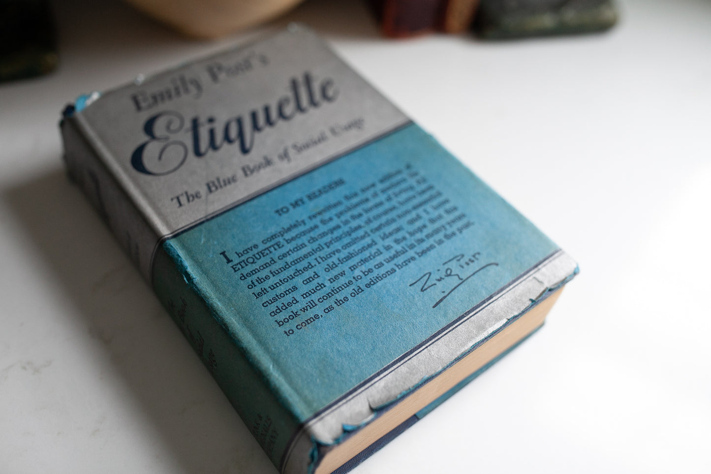 Emily Post's Etiquette The Blue Book of Social Usage