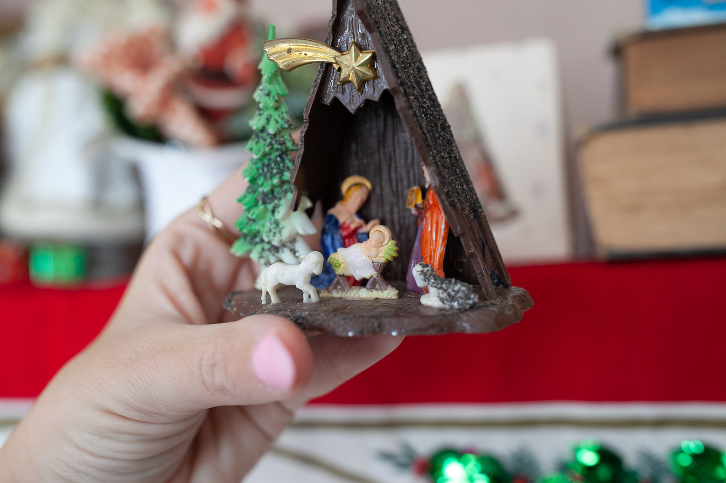 Vintage Nativity -Plastic Nativity with original box