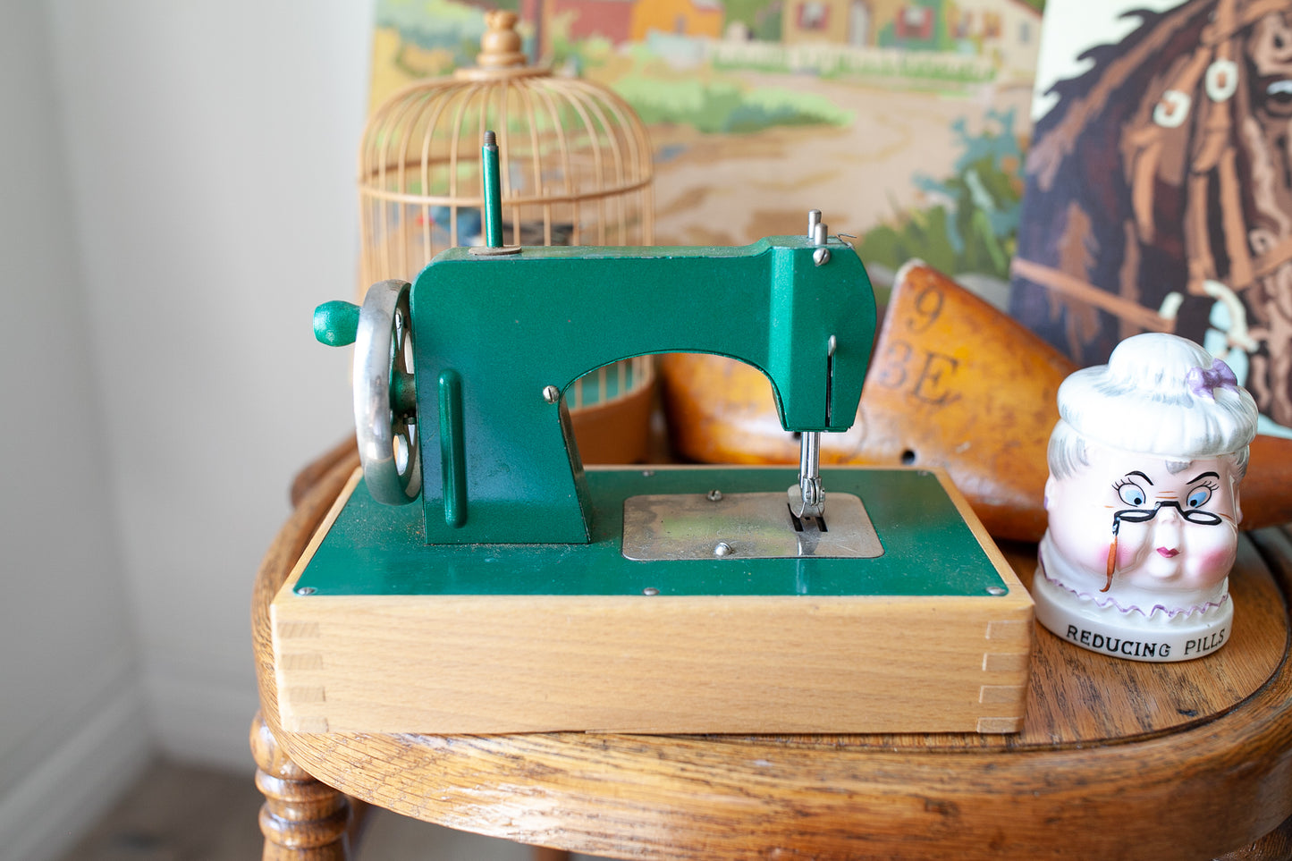 KAYanEE sew master sewing machine green