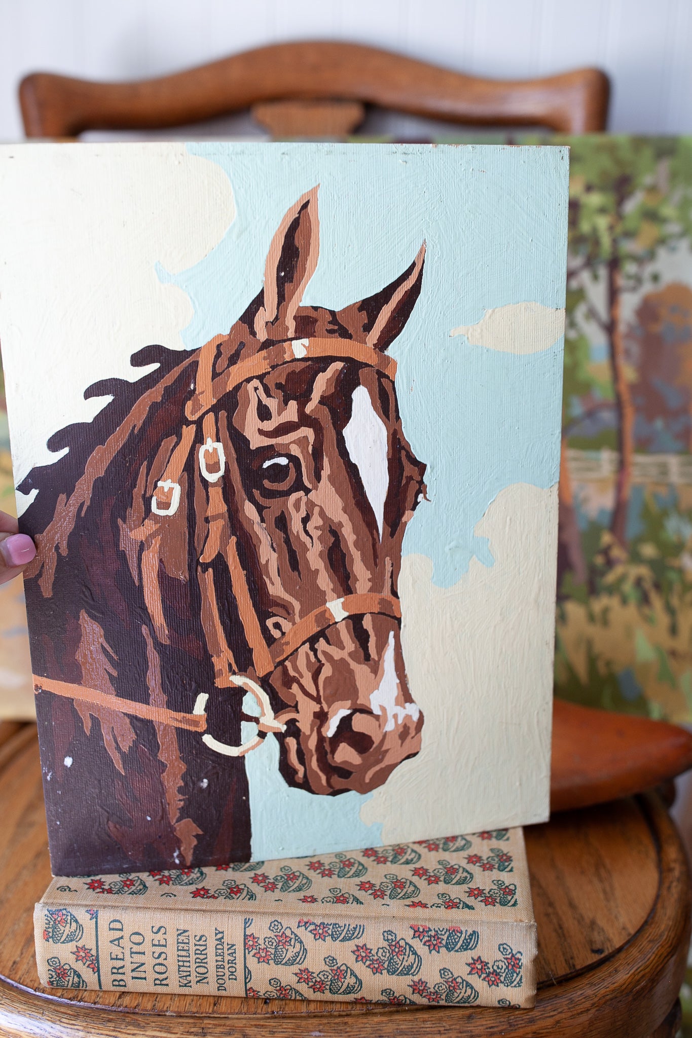Vintage Horse Painting - Paint by Numbers Horse