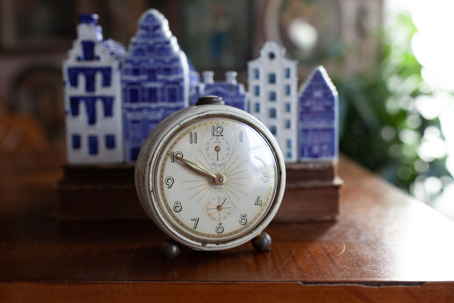 Vintage Clock - Beige Alarm Clock Kienzle