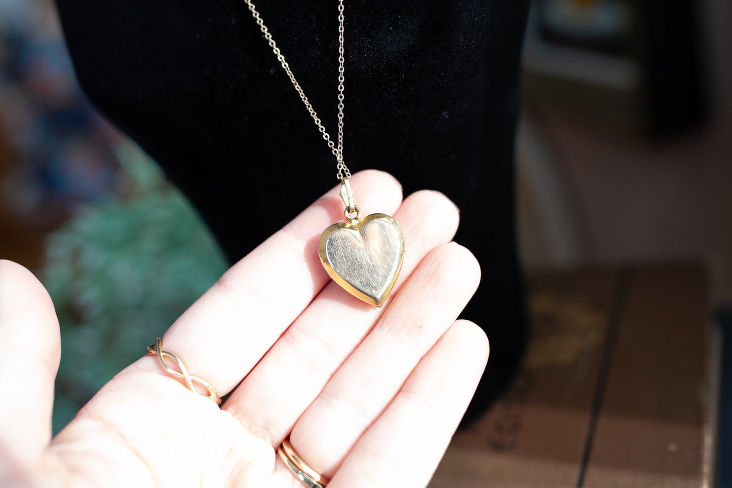 Vintage Heart Locket- Locket Necklace