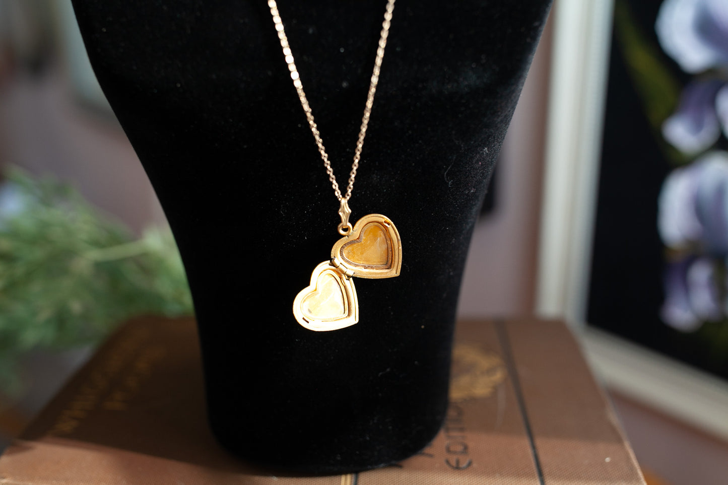 Vintage Heart Locket- Locket Necklace