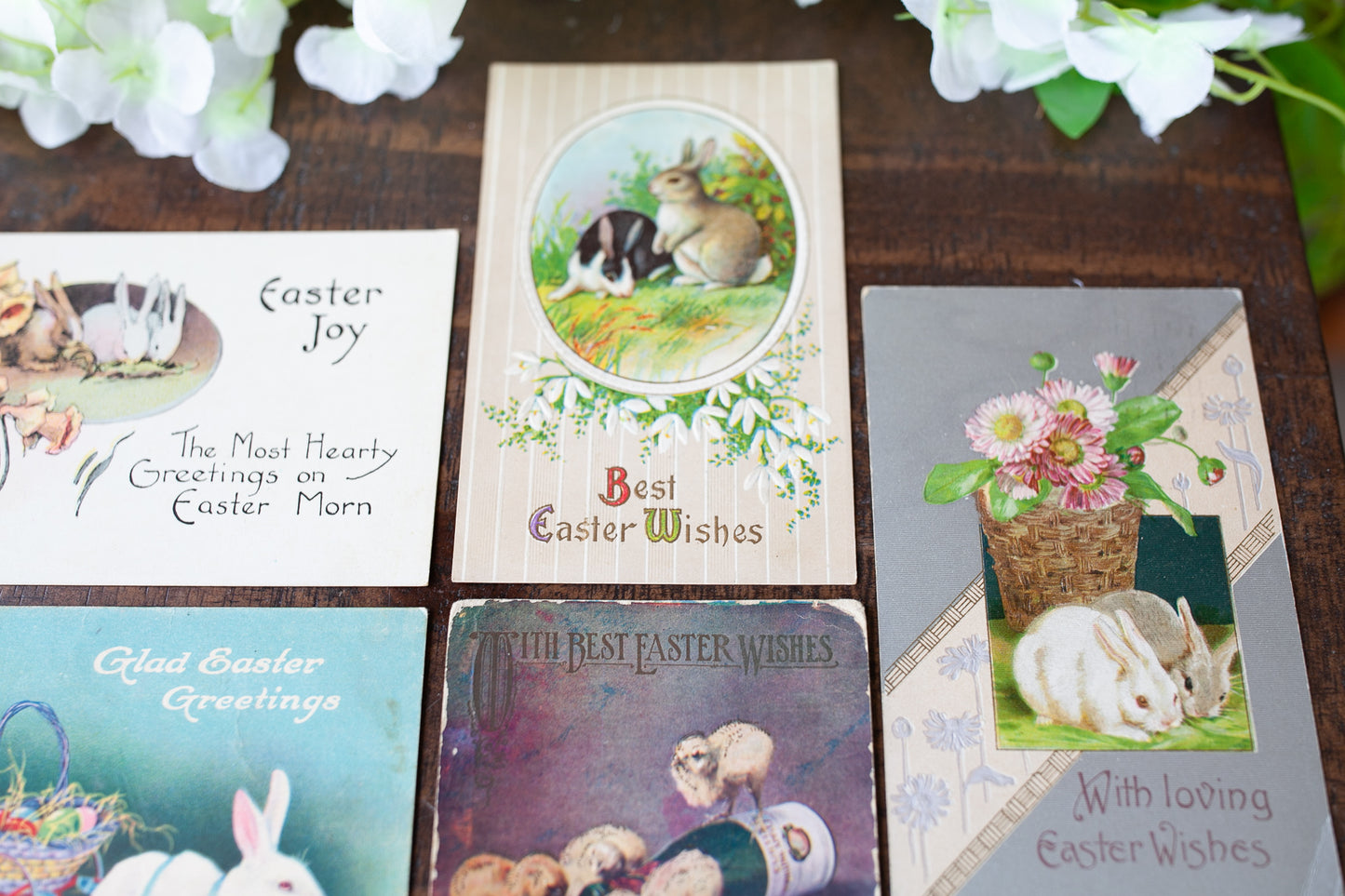 Antique Postcards- Easter Postcards -Bunny Rabbit Cards