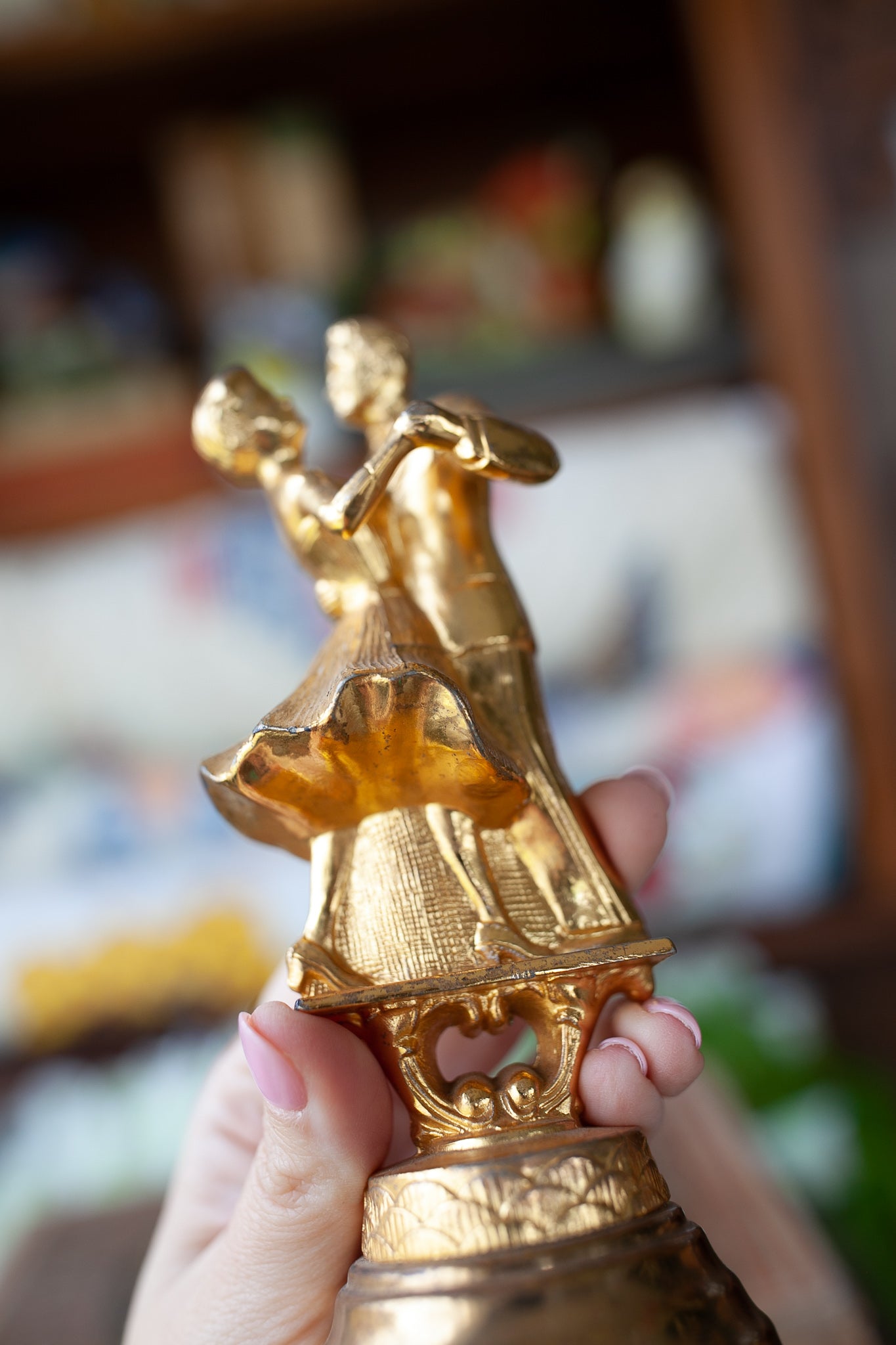 Vintage Trophy Topper - Dancing Couple -Vintage Couple- Anniversary Gift