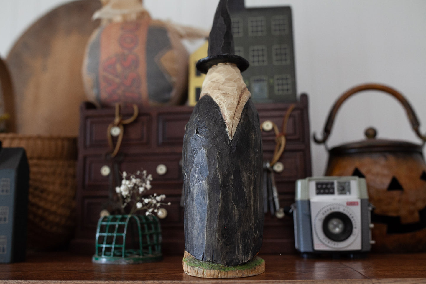 Vintage Witch -Halloween Statue- Bethany Lowe Designs