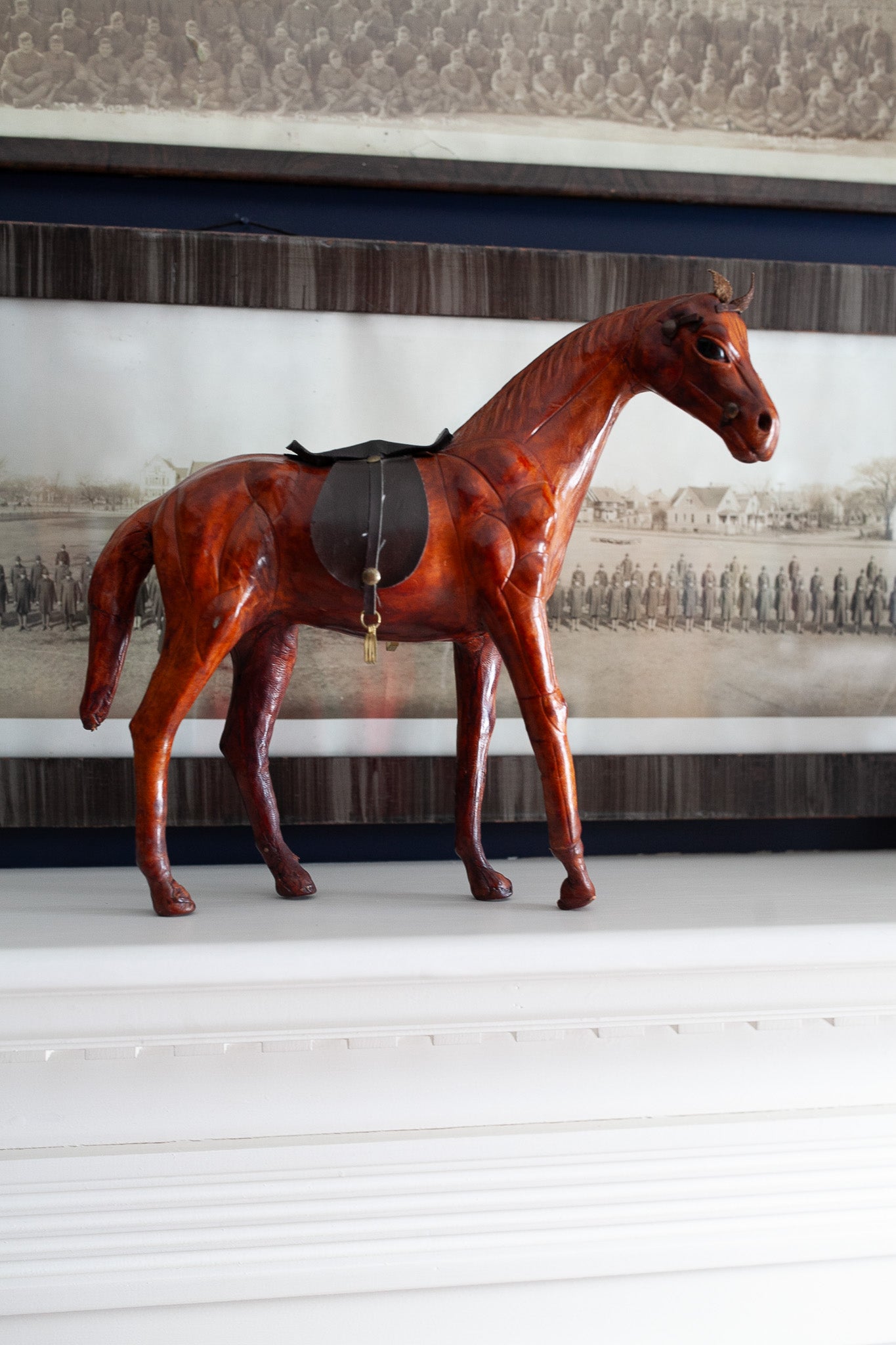 Vintage Leather Horse