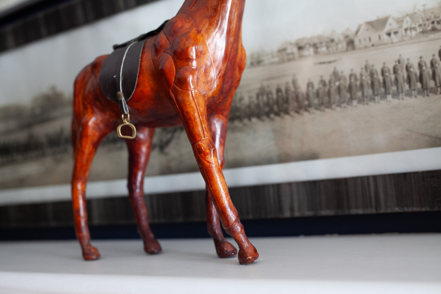 Vintage Leather Horse