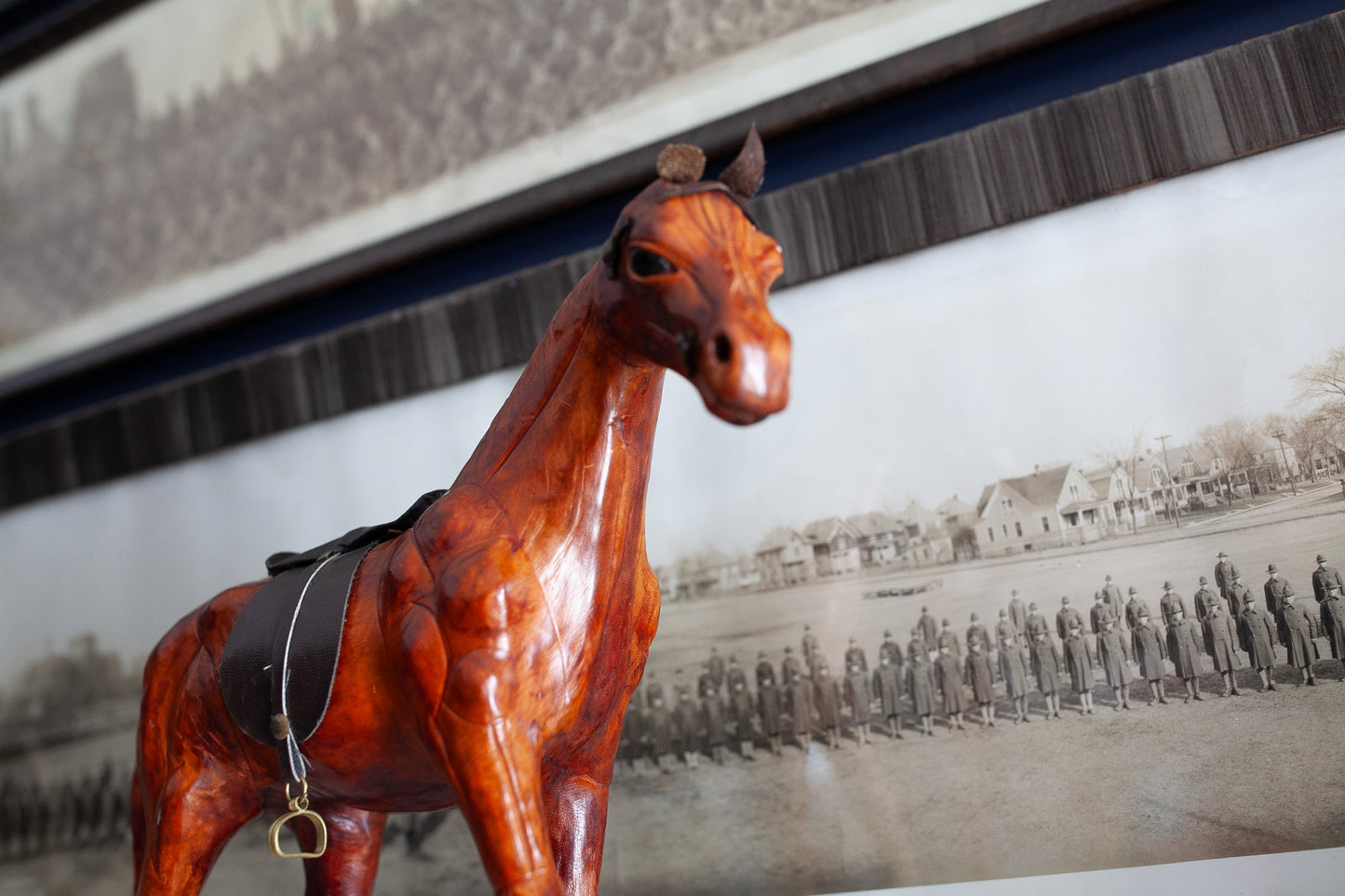 Vintage Leather Horse