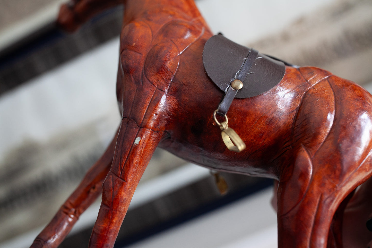 Vintage Leather Horse