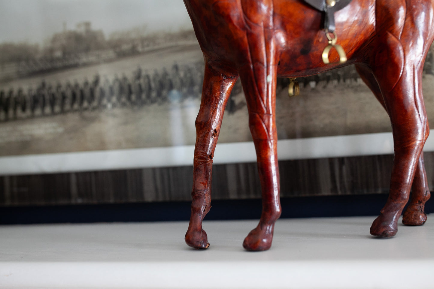 Vintage Leather Horse