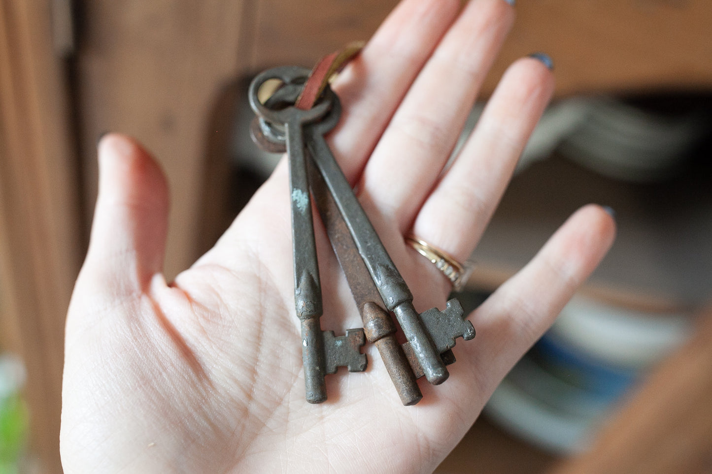 Vintage Keys- Skeleton Keys (3)-3.25"