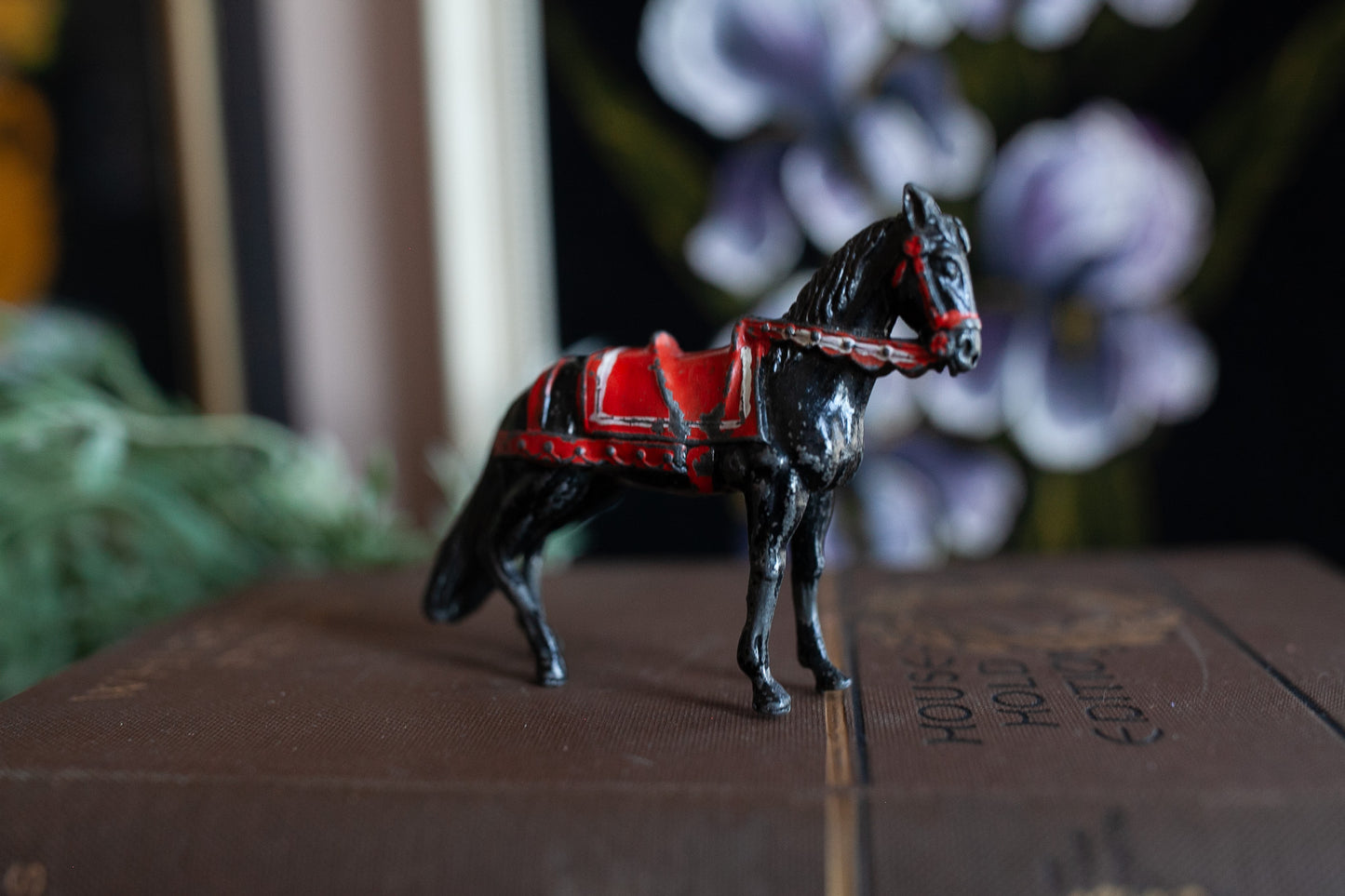 Vintage Horse- Metal Horse Figurine -Made in England