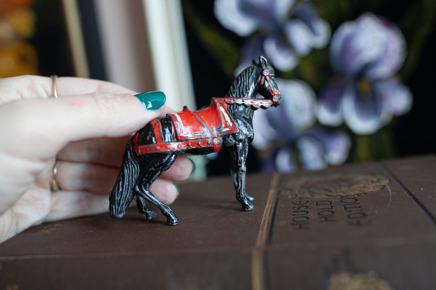 Vintage Horse- Metal Horse Figurine -Made in England