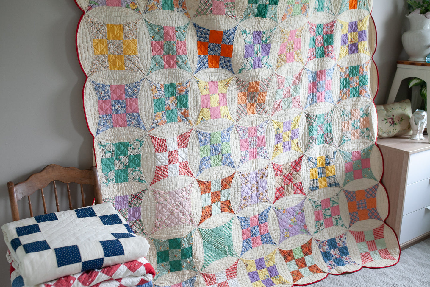 Vintage Quilt - Improved Nine Patch - Quilt